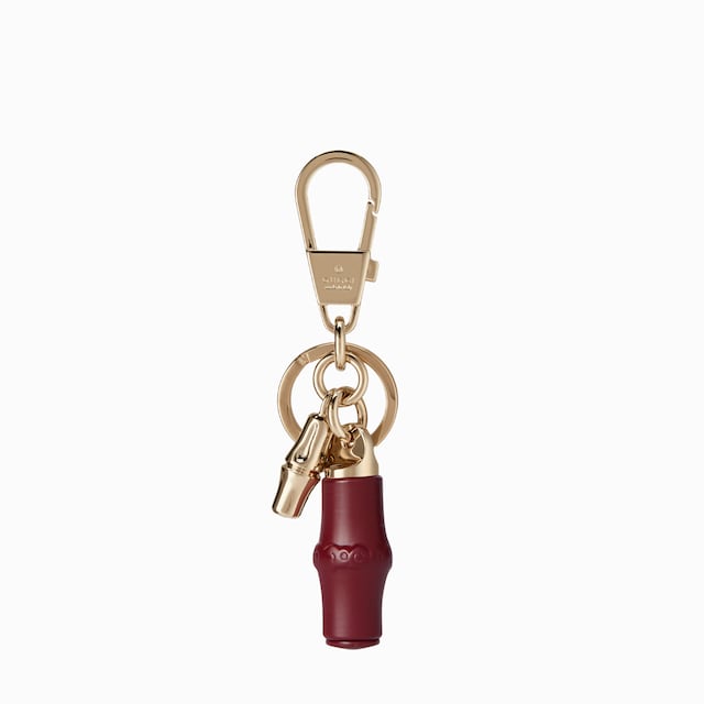 Keychain with bamboo details
