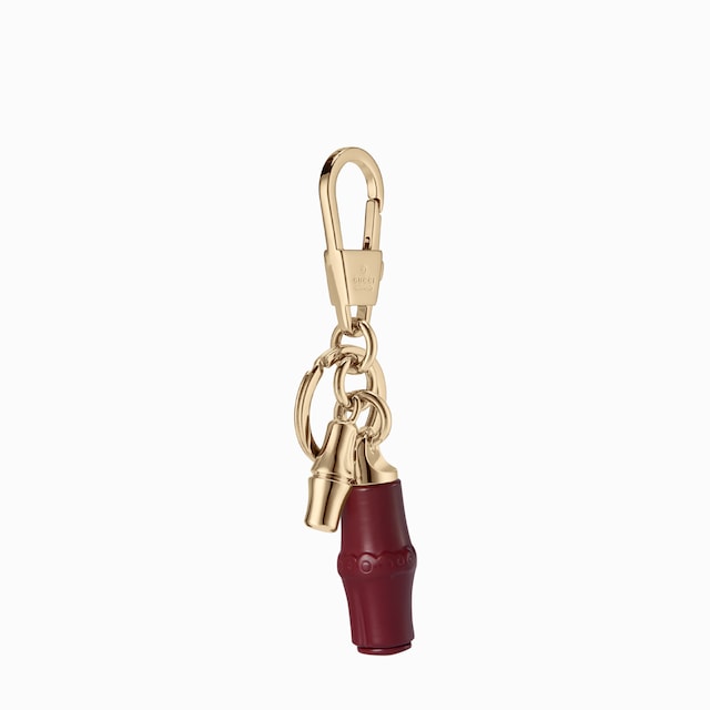 Keychain with bamboo details
