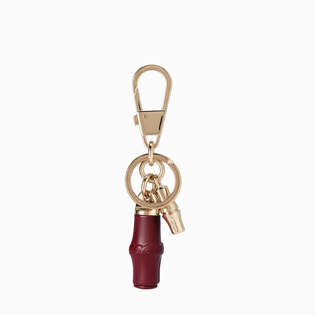 Keychain with bamboo details

