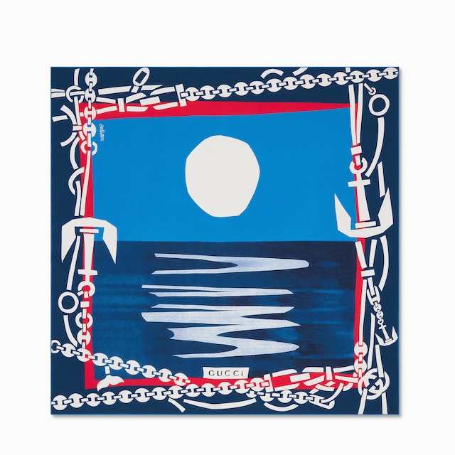 90 x 90 프로젝트 프린트 실크 까레