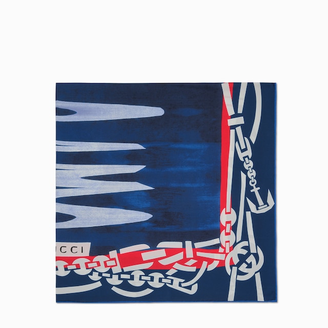 90 x 90 프로젝트 프린트 실크 까레