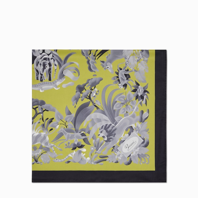 90 x 90 project printed silk carré