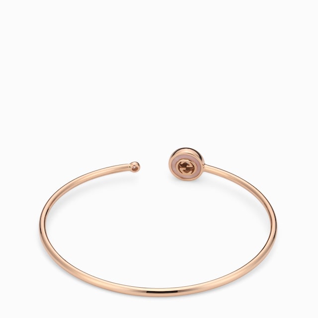 Gucci Interlocking 18k bangle bracelet