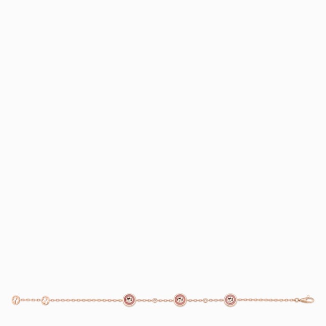Gucci Interlocking 18k chain bracelet