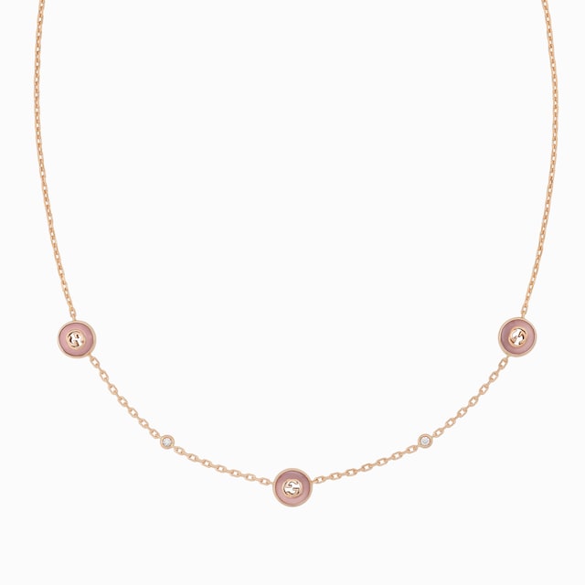 Collana a catena Gucci Interlocking 18 carati
