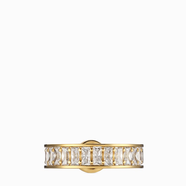 Gucci Blondie wide crystal ring