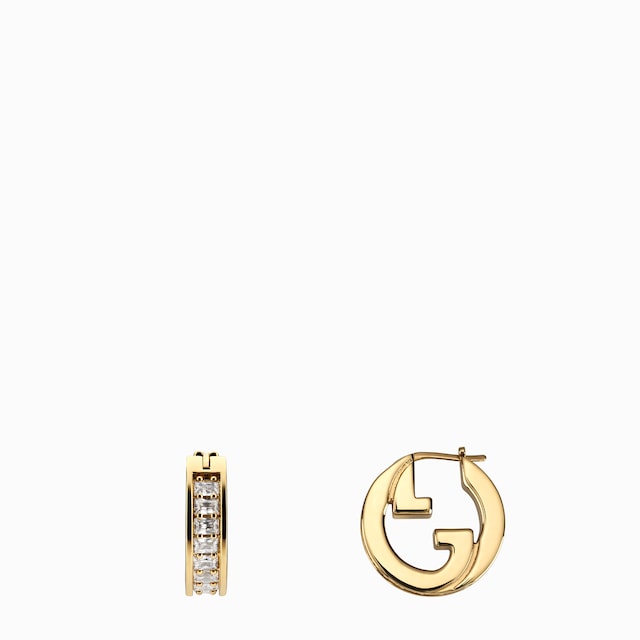 イヤリング GUCCI 837271.JAAHV Earrings GUCCI Running 18K G Yellow Gold 20MM Single Earring