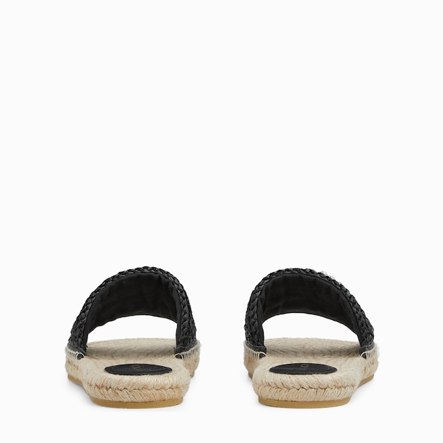Women's espadrille with crystal Interlocking G