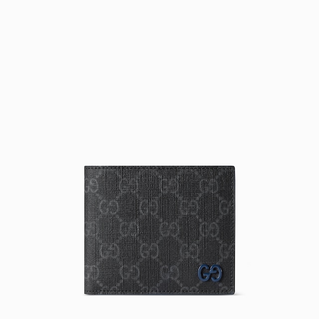 Blue interior GG bi-fold wallet
