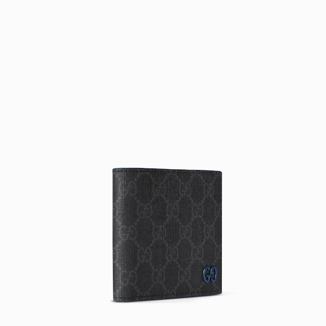 Blue interior GG bi-fold wallet
