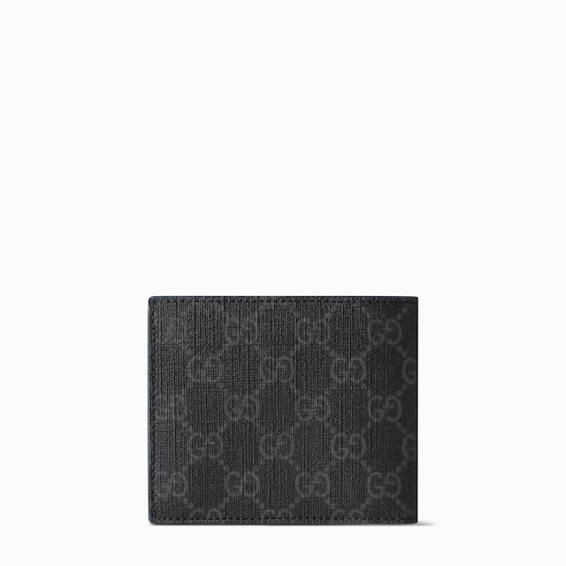 Blue interior GG bi-fold wallet