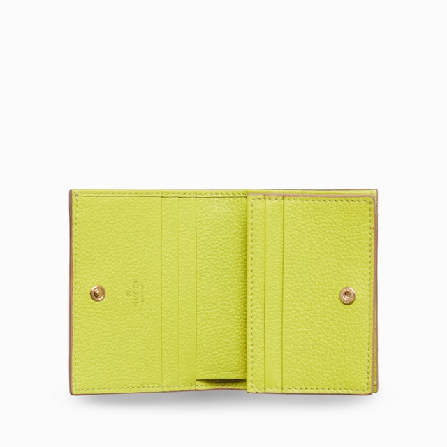 Bi-color GG Marmont small wallet