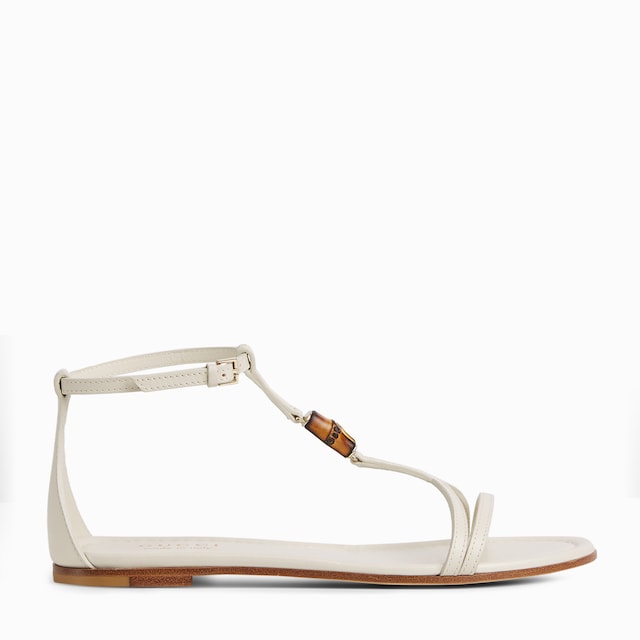 Women's sandal with bamboo detail