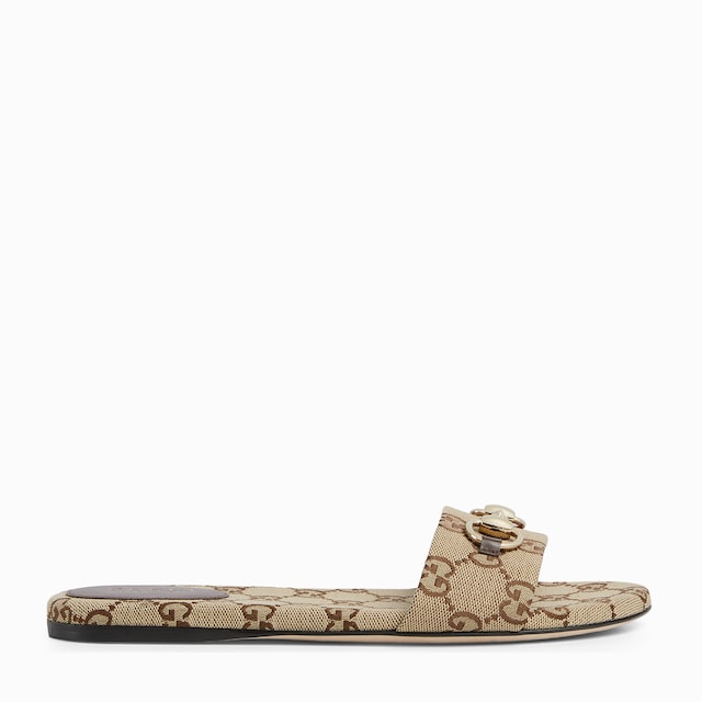 Women's slide sandal with Horsebit