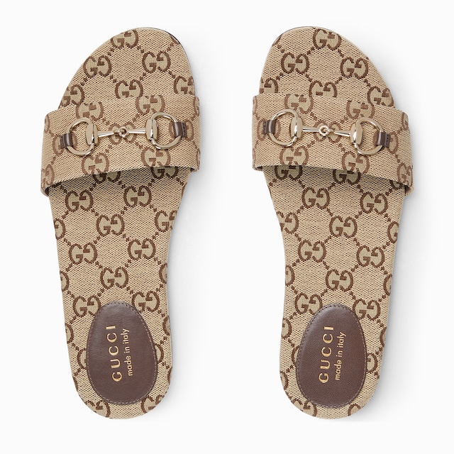 Women's slide sandal with Horsebit