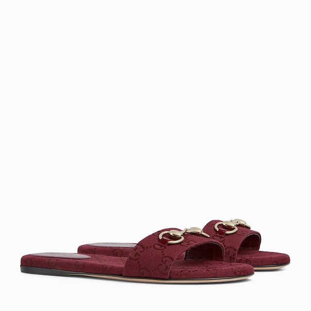 Women's slide sandal with Horsebit