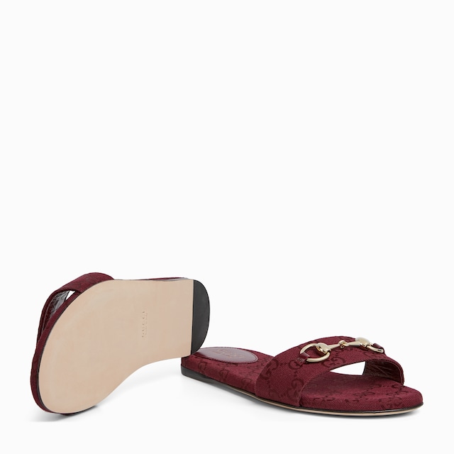 Women's slide sandal with Horsebit