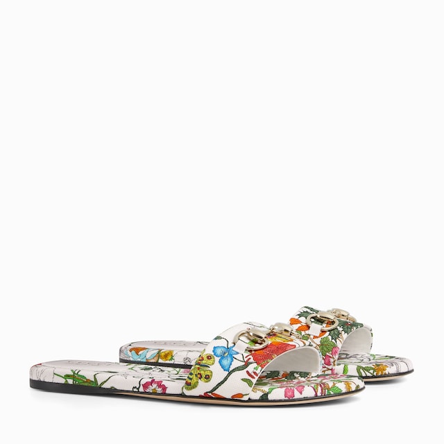 Women's slide sandal with Horsebit