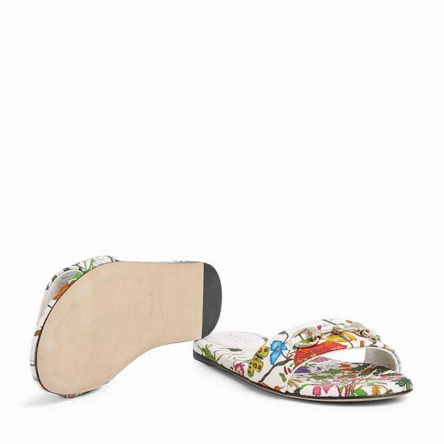 Women's slide sandal with Horsebit