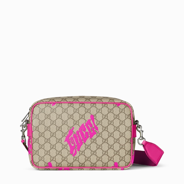Bolsa cruzada mediana con estampado