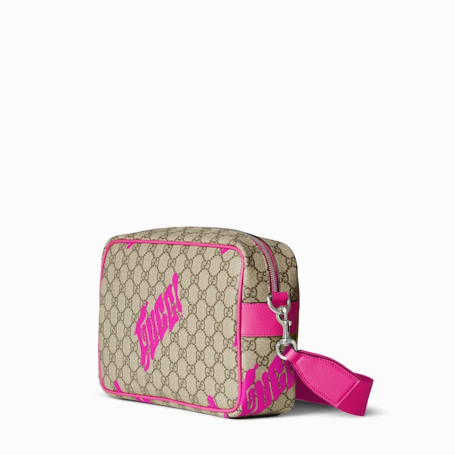 Bolsa cruzada mediana con estampado