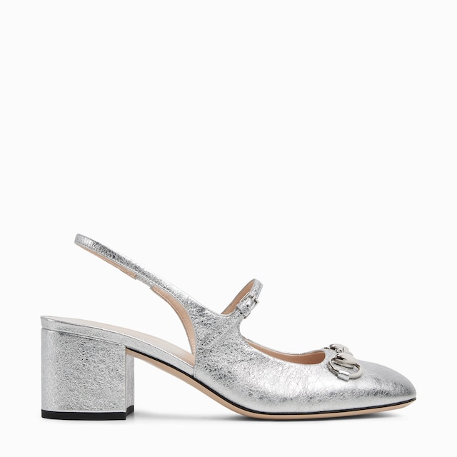 รองเท้า Women's GG crystal pump with Horsebit