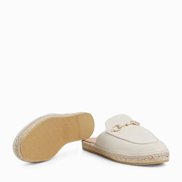 Women's espadrille mule with Horsebit