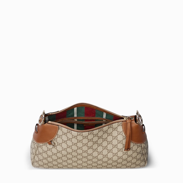 GG Emblem large shoulder bag