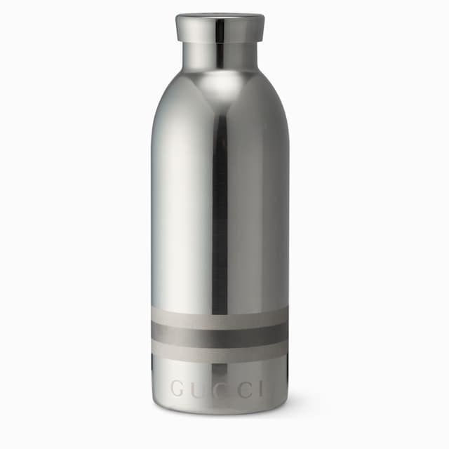 Steel bottle with fabric holder