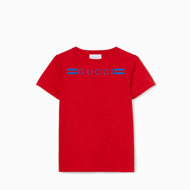 Children's printed cotton T-shirt