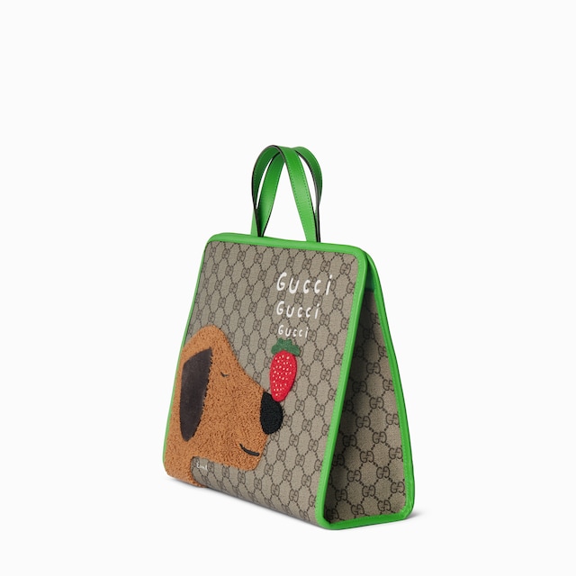Children's printed GG tote bag
