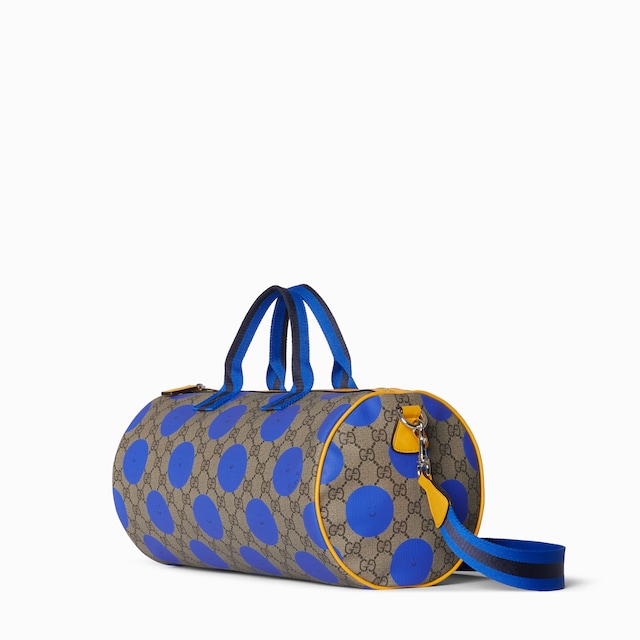 Children's printed GG top handle bag