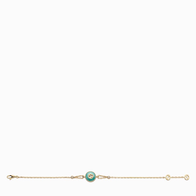 Gucci Interlocking 18k chain bracelet