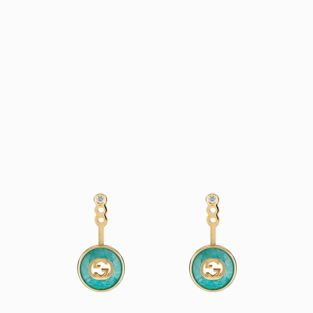Gucci Interlocking 18k earrings