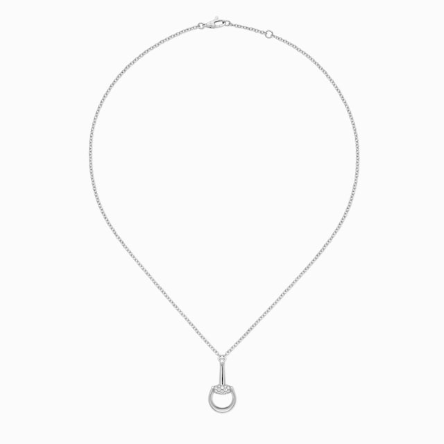 Collana Gucci Horsebit 18 carati con diamanti