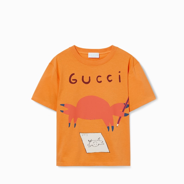 Children's printed cotton T-shirt