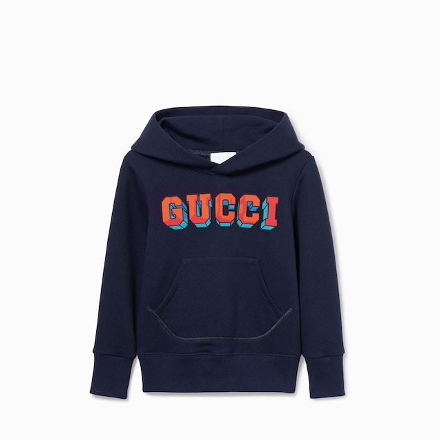 Children's cotton hooded sweatshirt