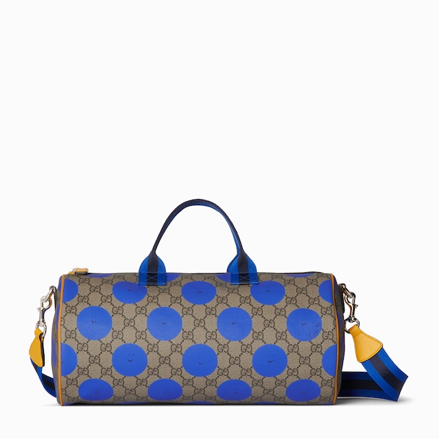 Children's printed GG top handle bag