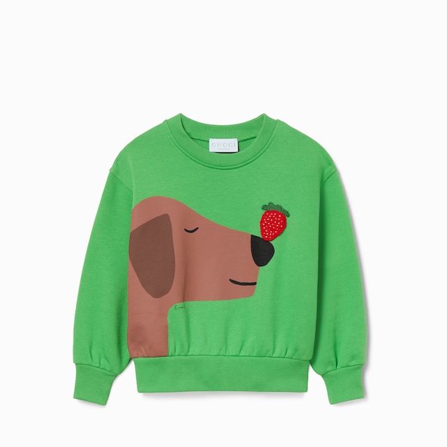 Children's printed cotton sweatshirt