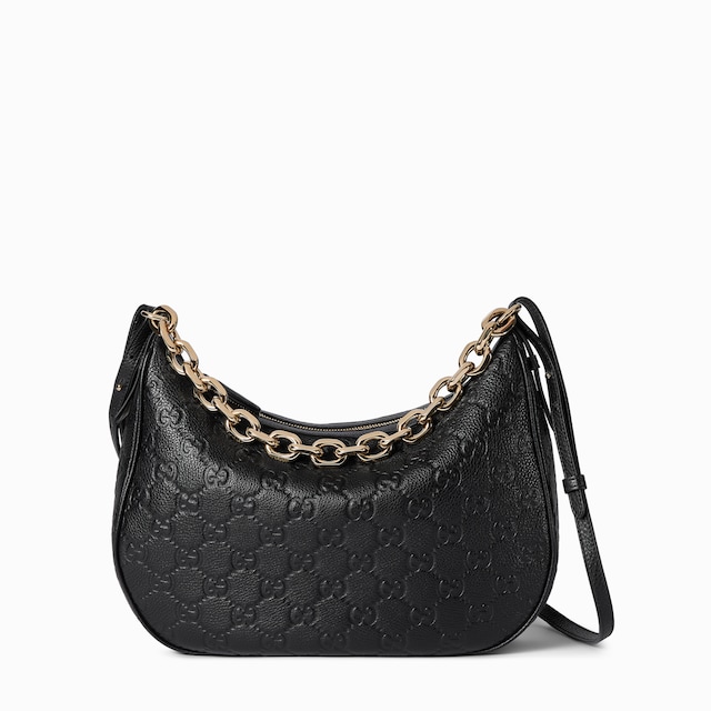 GG Emblem large shoulder bag