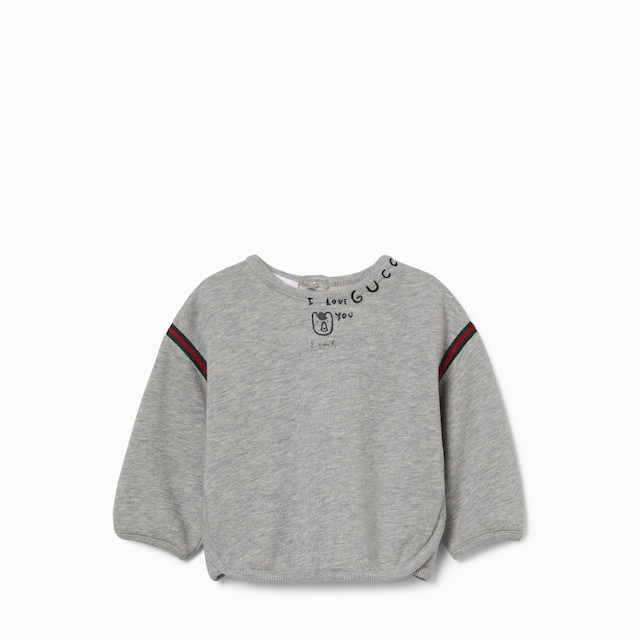 Baby printed cotton sweatshirt