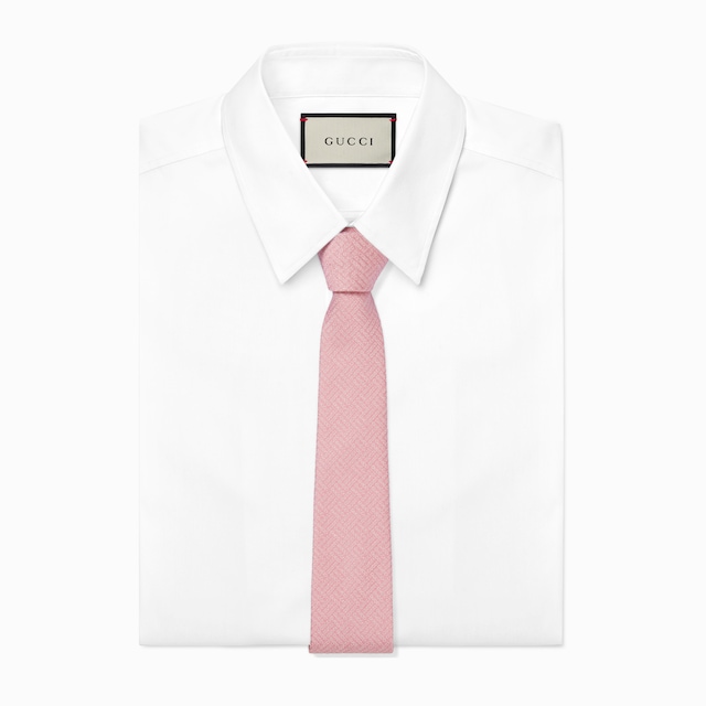 Gucci silk jacquard tie