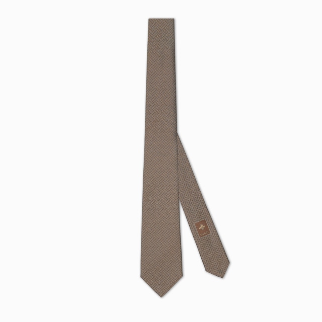 Gucci silk jacquard tie