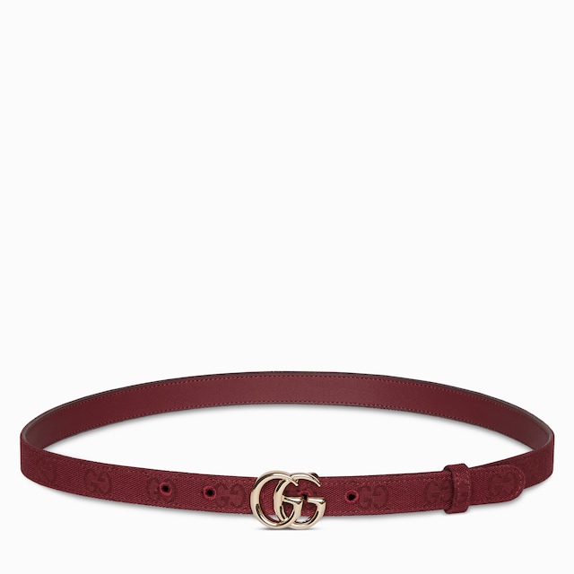 【送料&関税込】Gucci Gg Marmont Thin Belt GG Marmont thin belt in brown leather | GUCCI® CA