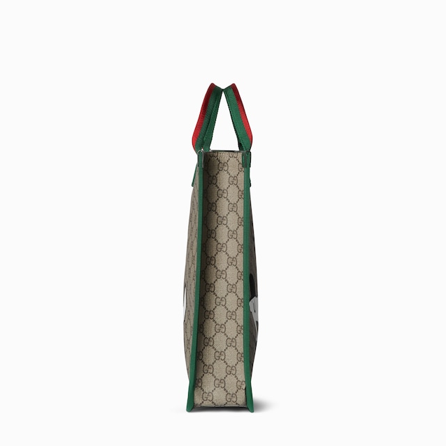 Children's printed GG tote bag