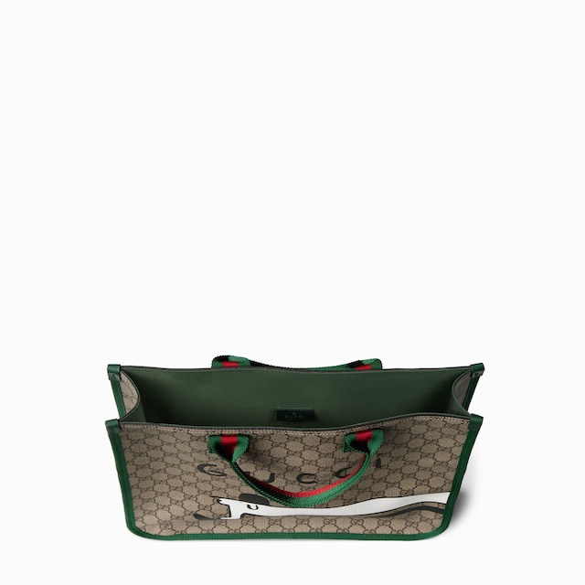 Children's printed GG tote bag