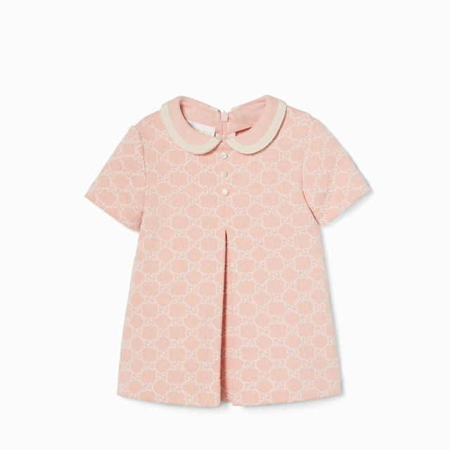 Baby embroidered cotton jersey dress