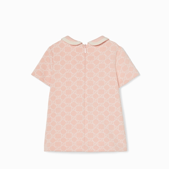 Baby embroidered cotton jersey dress