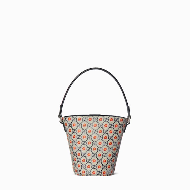 Children's printed GG bucket bag