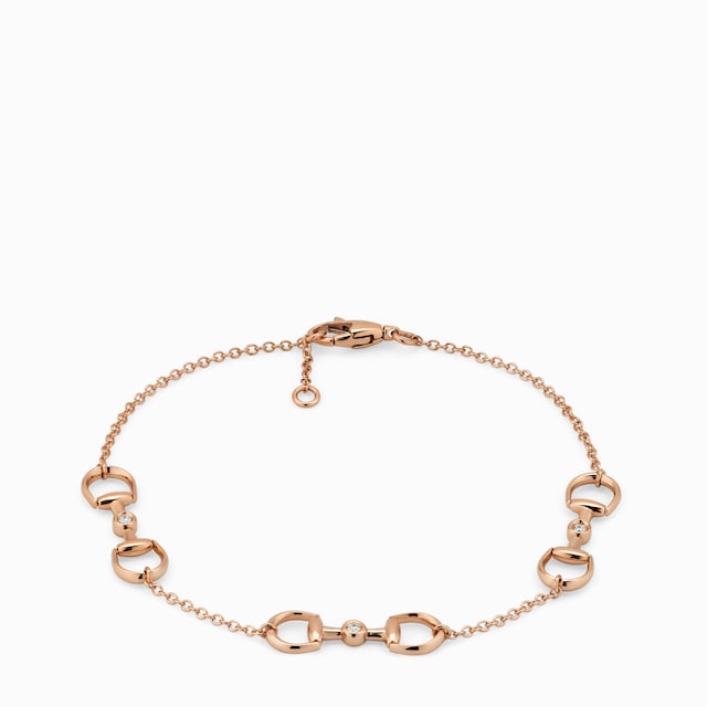 Horsebit 18k diamond bracelet